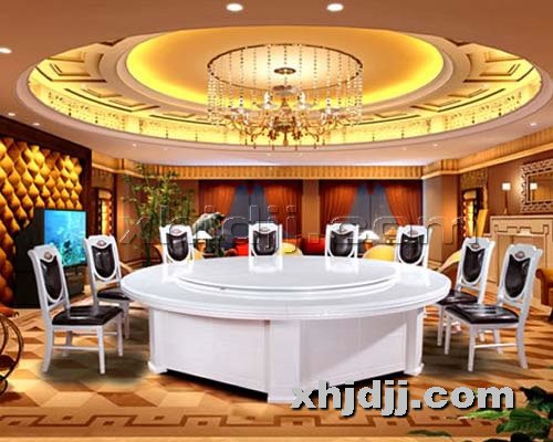 香河酒店家具提供生产北京豪华电动餐桌厂家